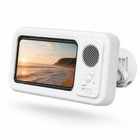 AquaSound, waterproof phone holder with Bluetooth speaker